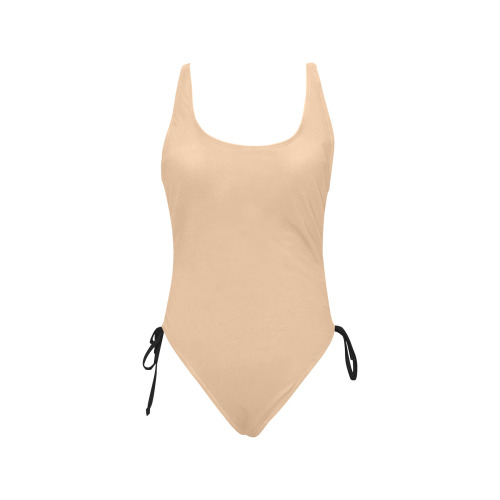 fashion Drawstring Side One-Piece Swimsuit (Model S14)
