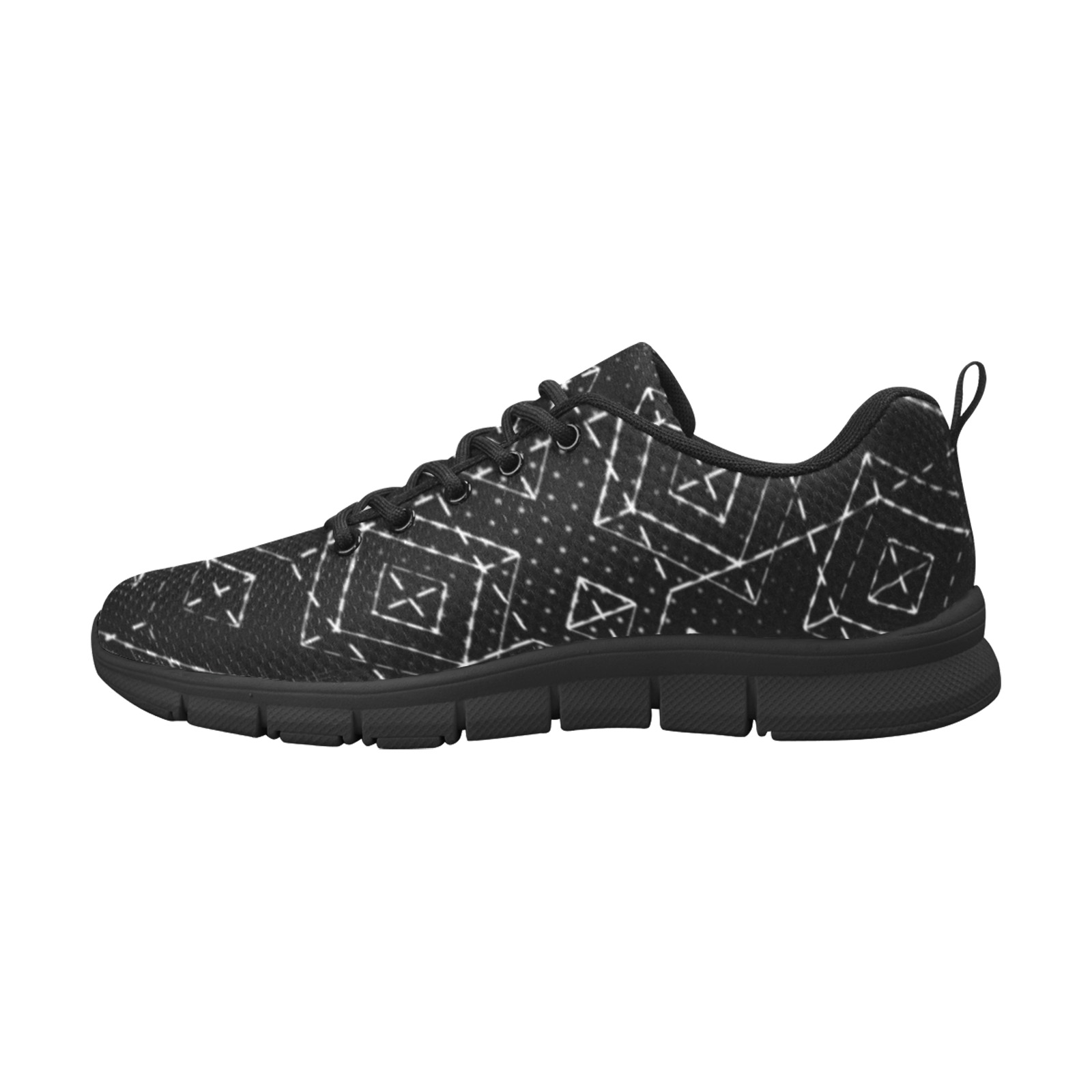 Black Diamond Running Shoes Men's Breathable Running Shoes (Model 055)