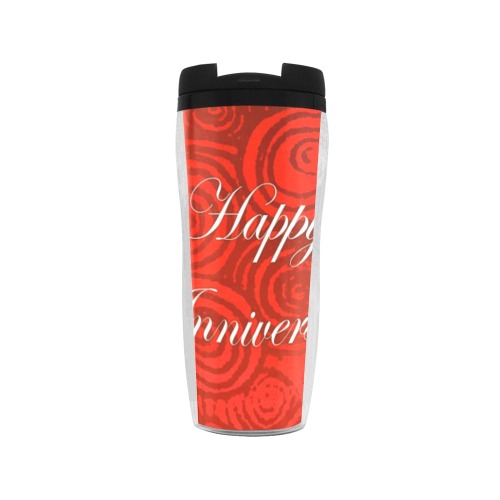 Anniversary Swirls Red Reusable Coffee Cup (11.8oz)
