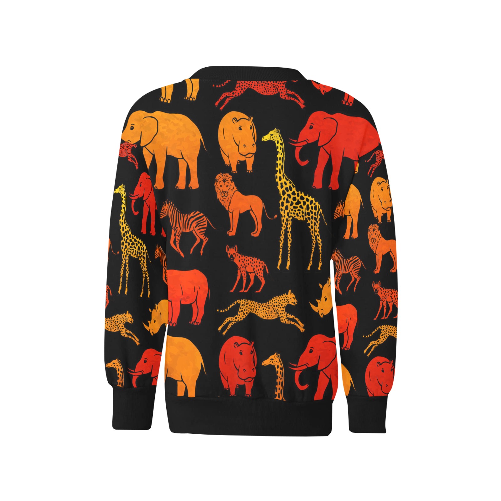 Kids African Animals Kids' All Over Print Sweatshirt (Model H37)