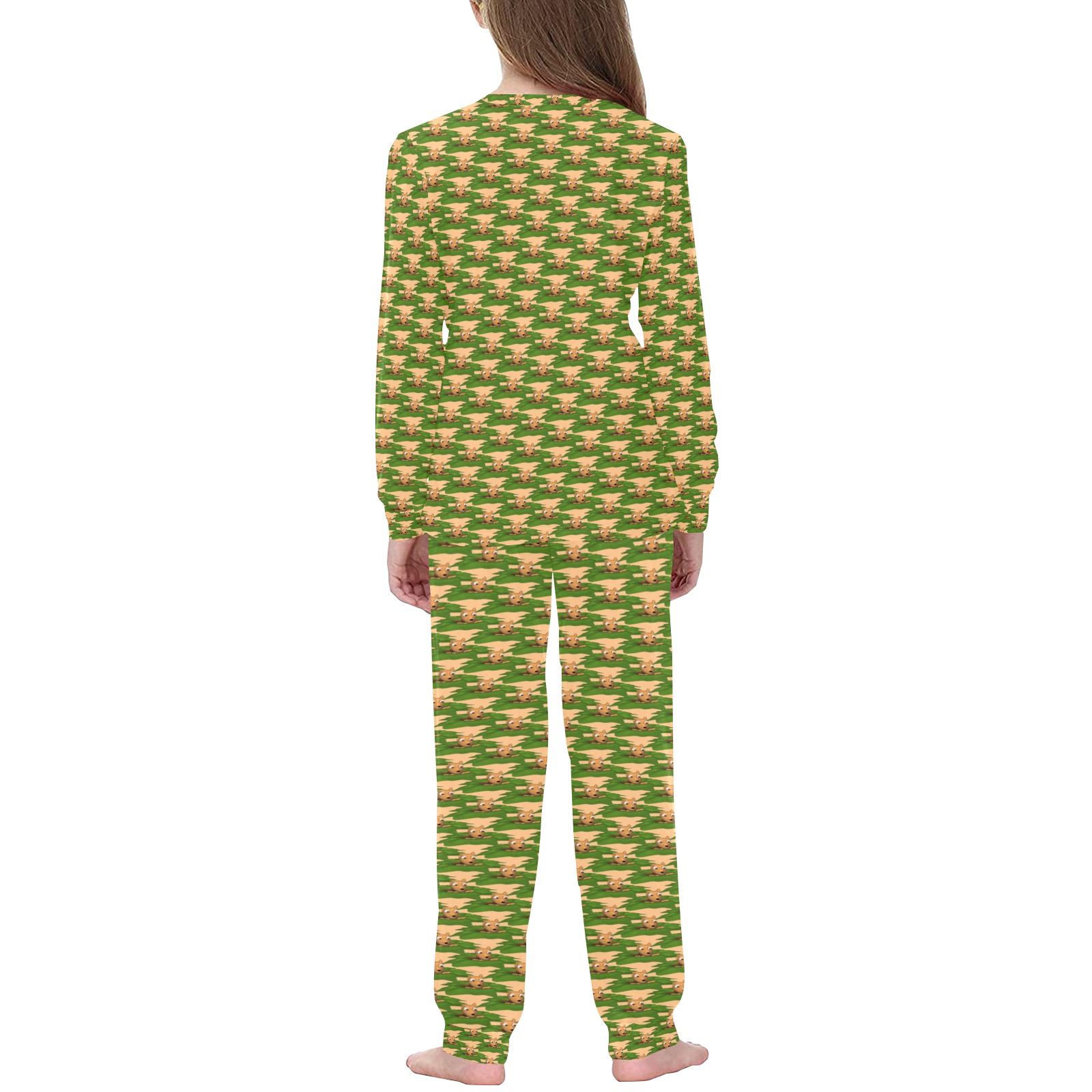 pattern (31) Kids' All Over Print Pajama Set