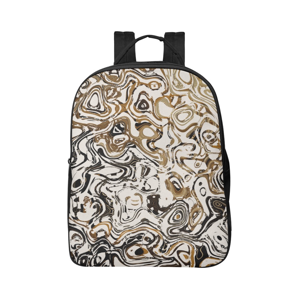 Marble Bronze Popular Fabric Backpack (Model 1683)