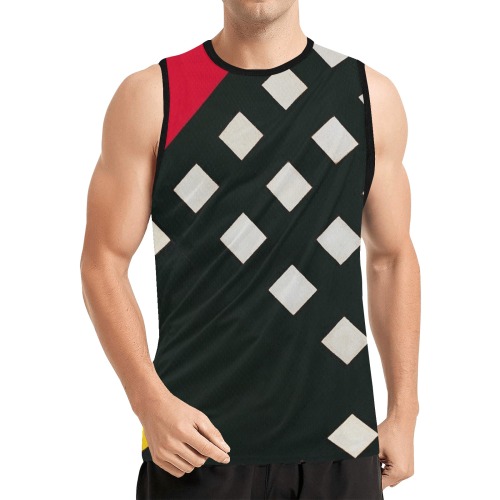 Counter-composition XV by Theo van Doesburg- All Over Print Basketball Jersey