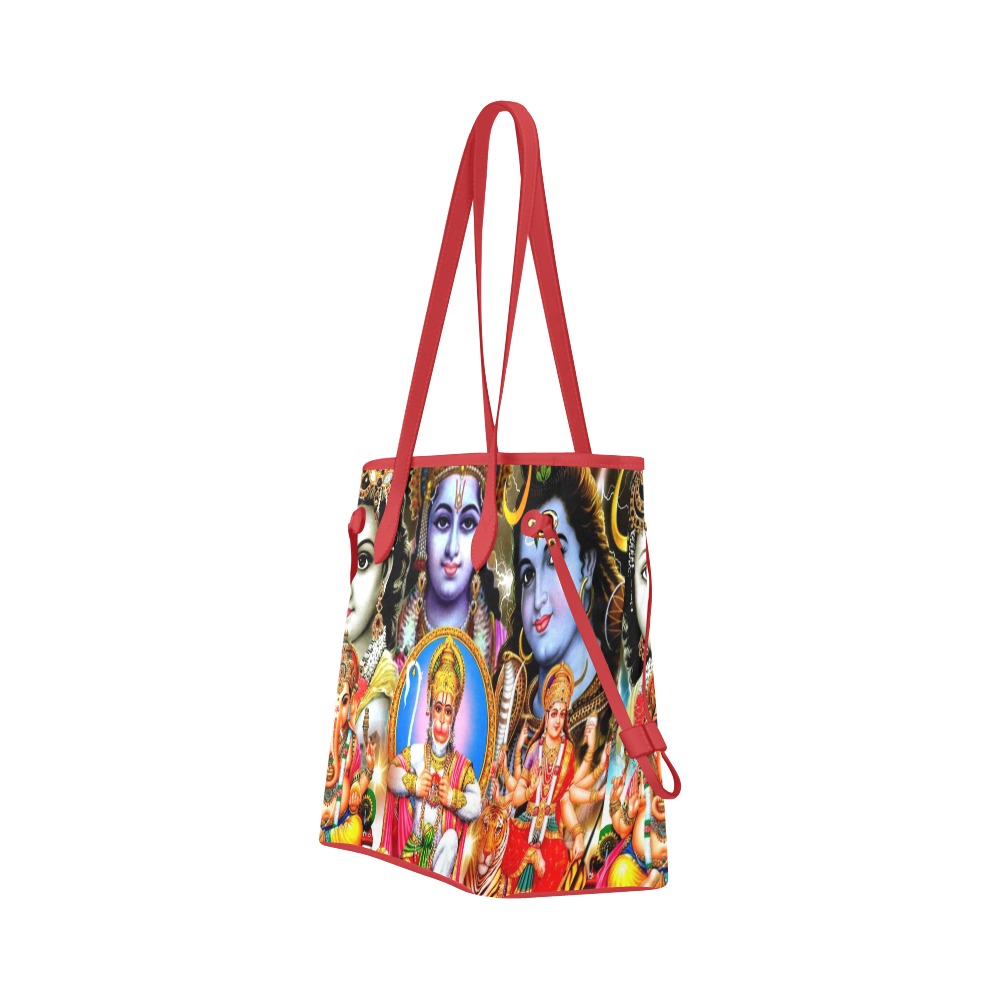 New Clover Canvas Tote Bag (Model 1661)