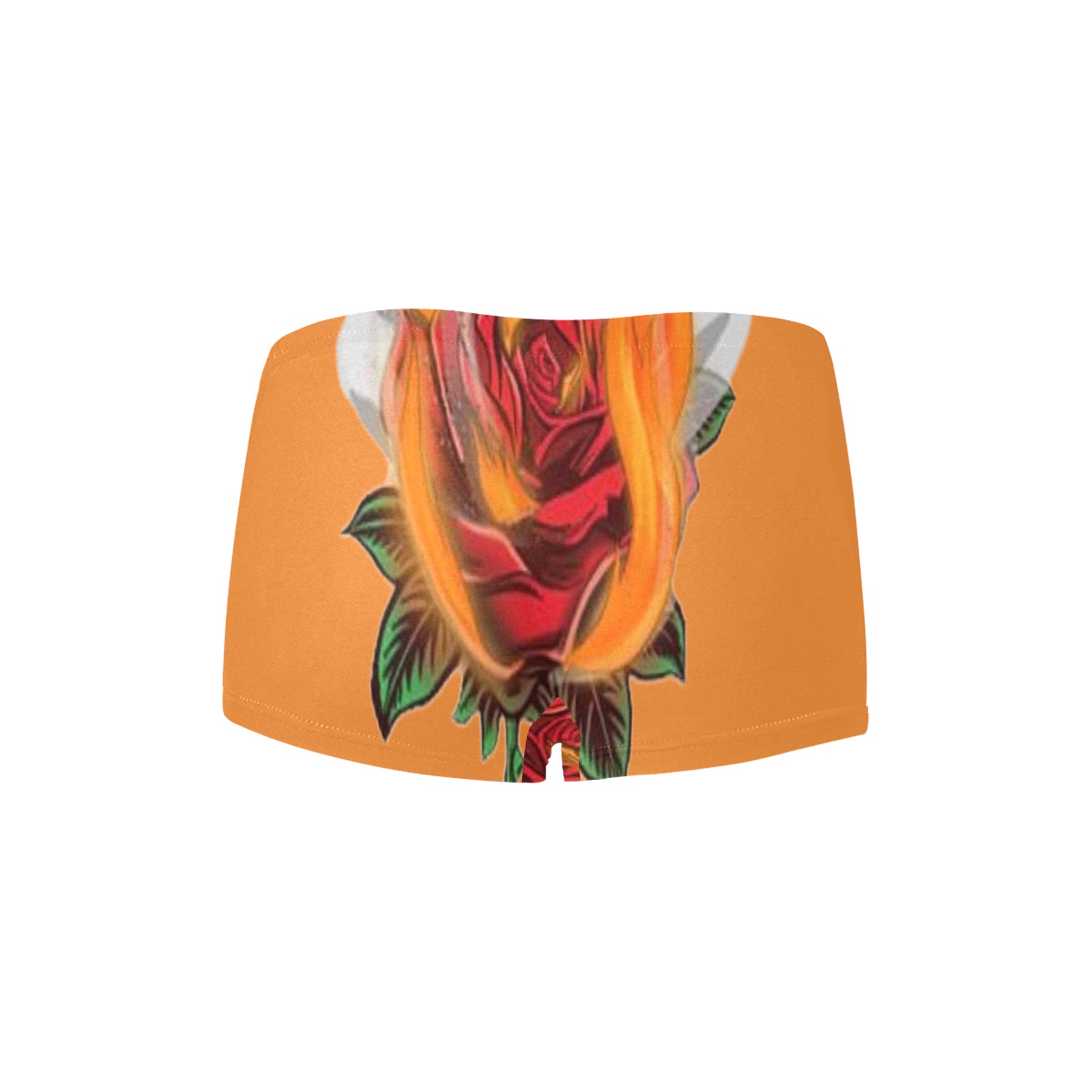 women's Aromatherapy Apparel Graphic boy Shorts Orange Women's All Over Print Boyshort Panties (Model L31)
