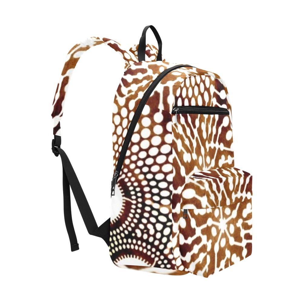 AFRICAN PRINT PATTERN 4 Large Capacity Travel Backpack (Model 1691)