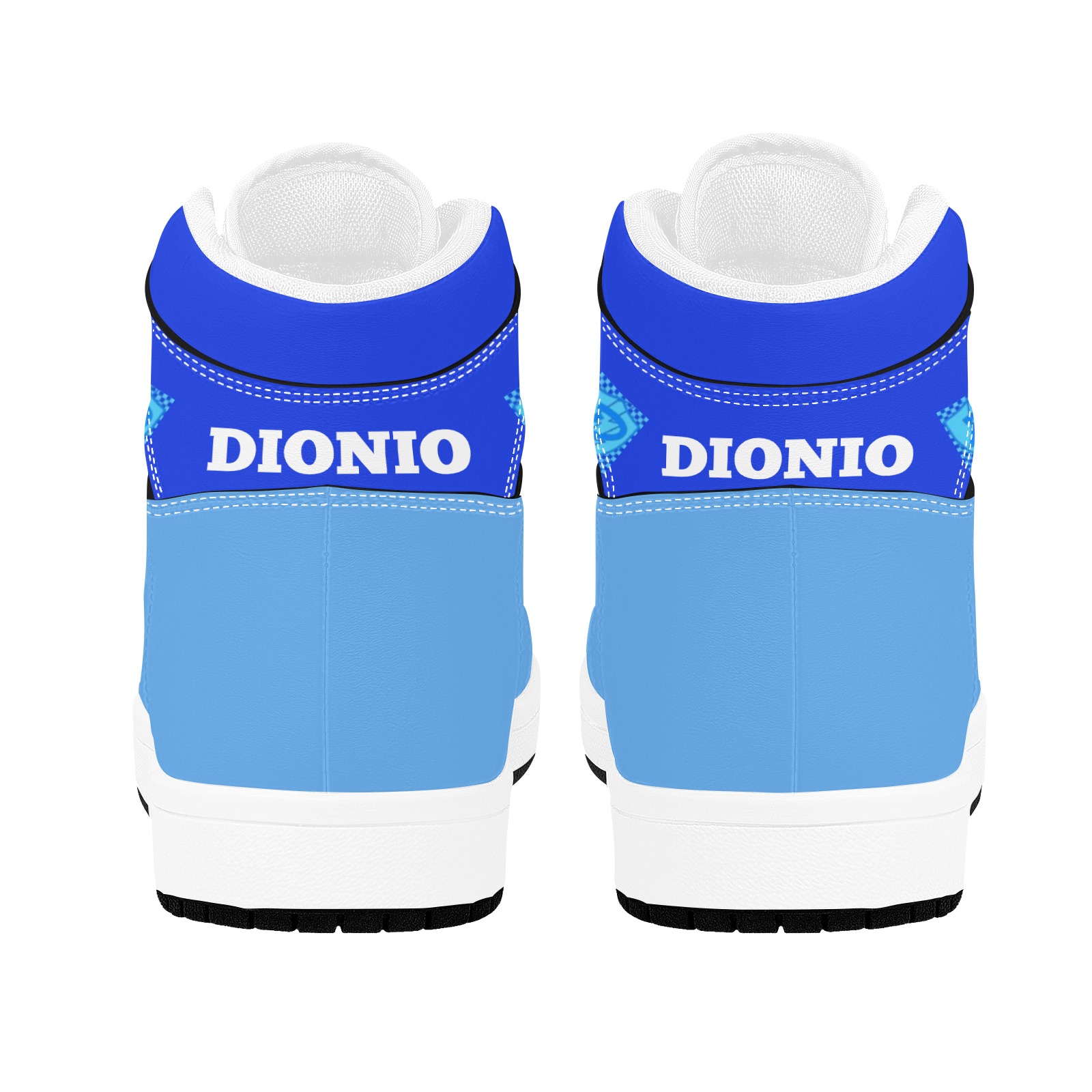 DIONIO - Carolina Bluez Basketball Sneakers Men's High Top Sneakers (Model 20042)