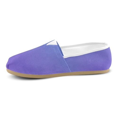 Misty Clouds Blue Unisex Casual Shoes (Model 004)