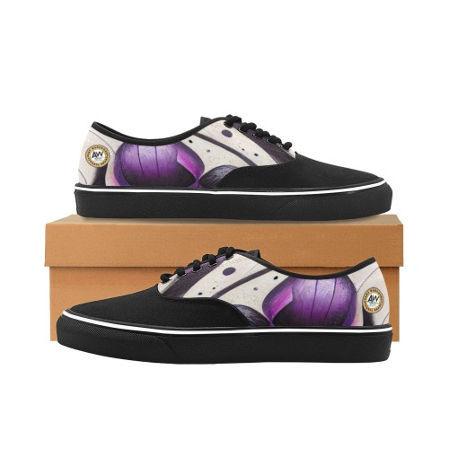 purple and cream pattern