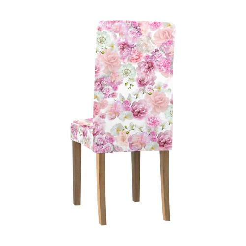 peonies Removable Dining Chair Cover