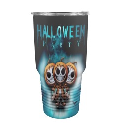 Happy Hello Ween 30oz Insulated Stainless Steel Mobile Tumbler