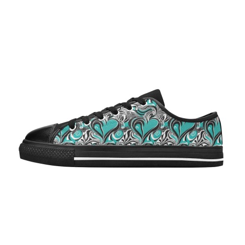 Turq Heart Sneakers
