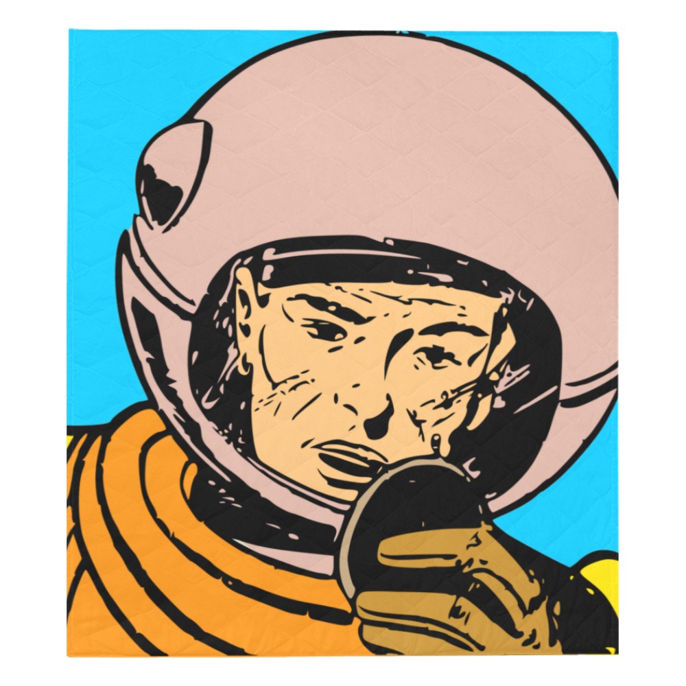astronaut Quilt 70"x80"
