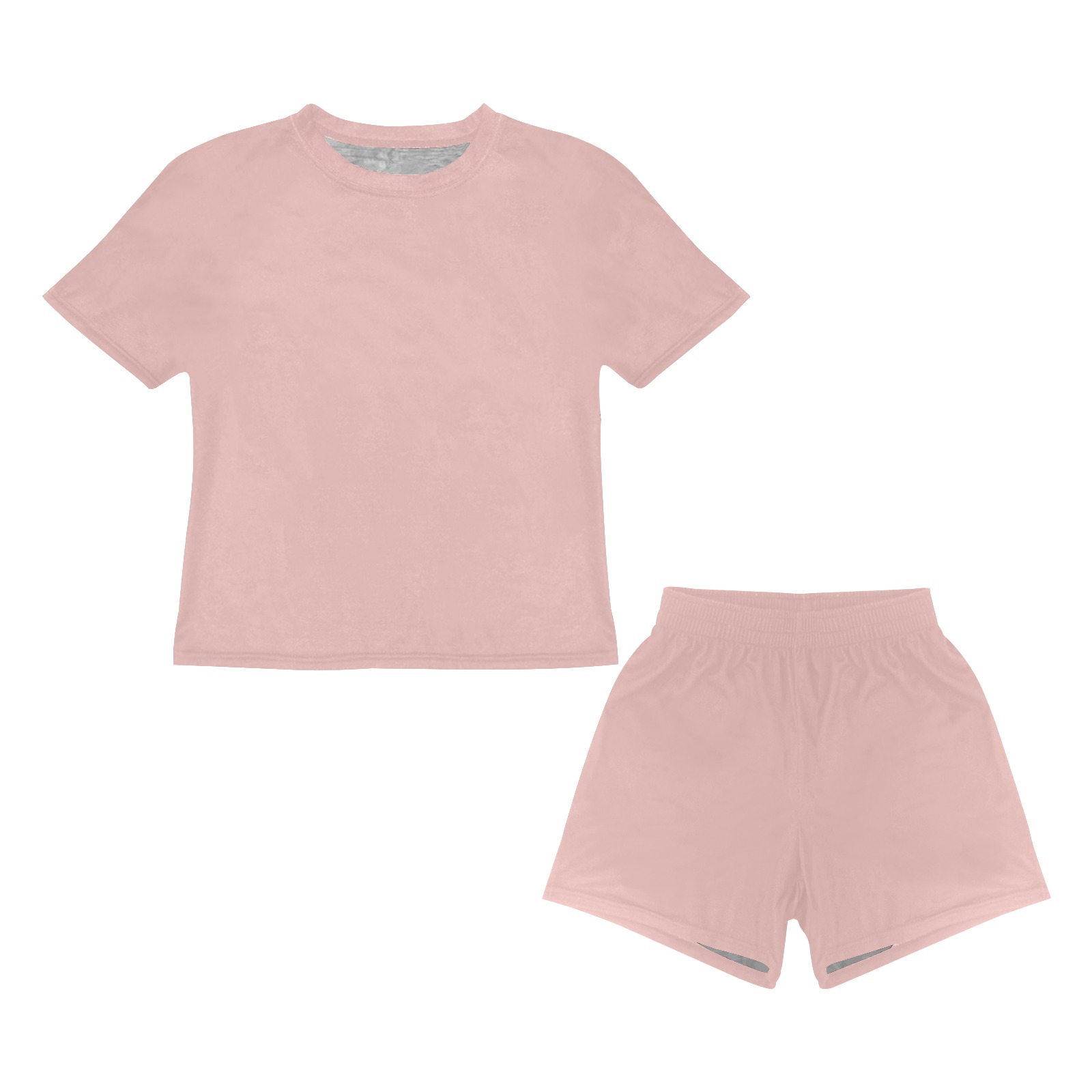 Gossamer Pink Big Girls' Short Pajama Set