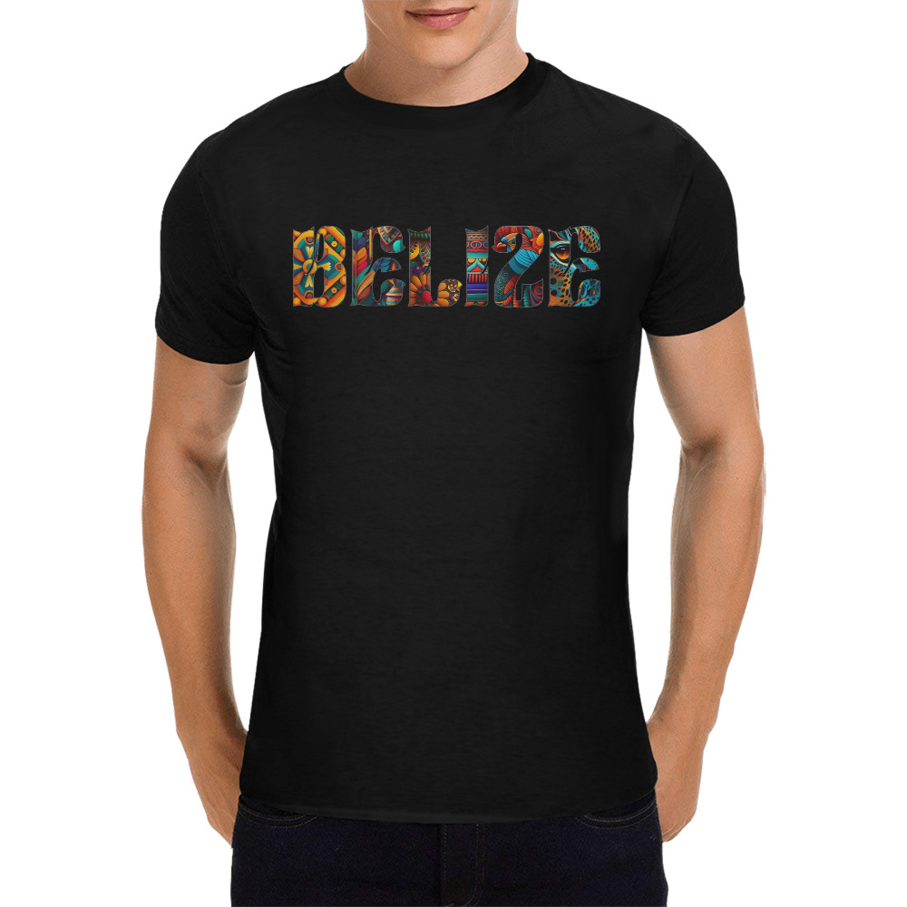 Bcollage Men's T-Shirt in USA Size (Front Printing Only)