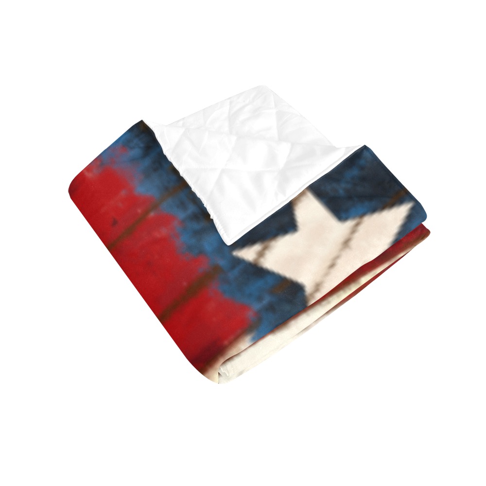Texas Flag Quilt Quilt 70"x80"