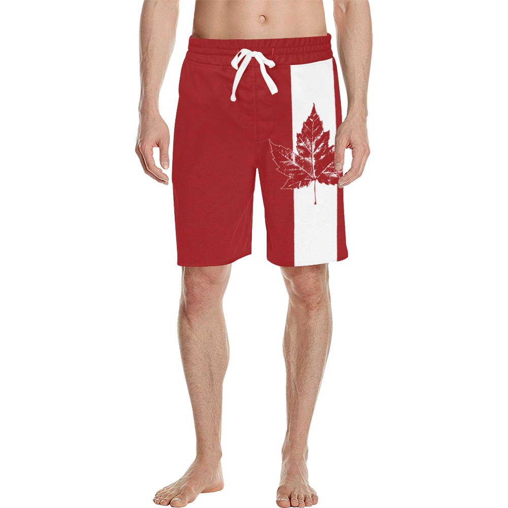 Cool Canada Shorts Retro Canada Men's All Over Print Casual Shorts (Model L23)