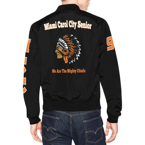 Carol City Jackets Style 1 All Over Print Bomber Jacket for Men (Model H19)