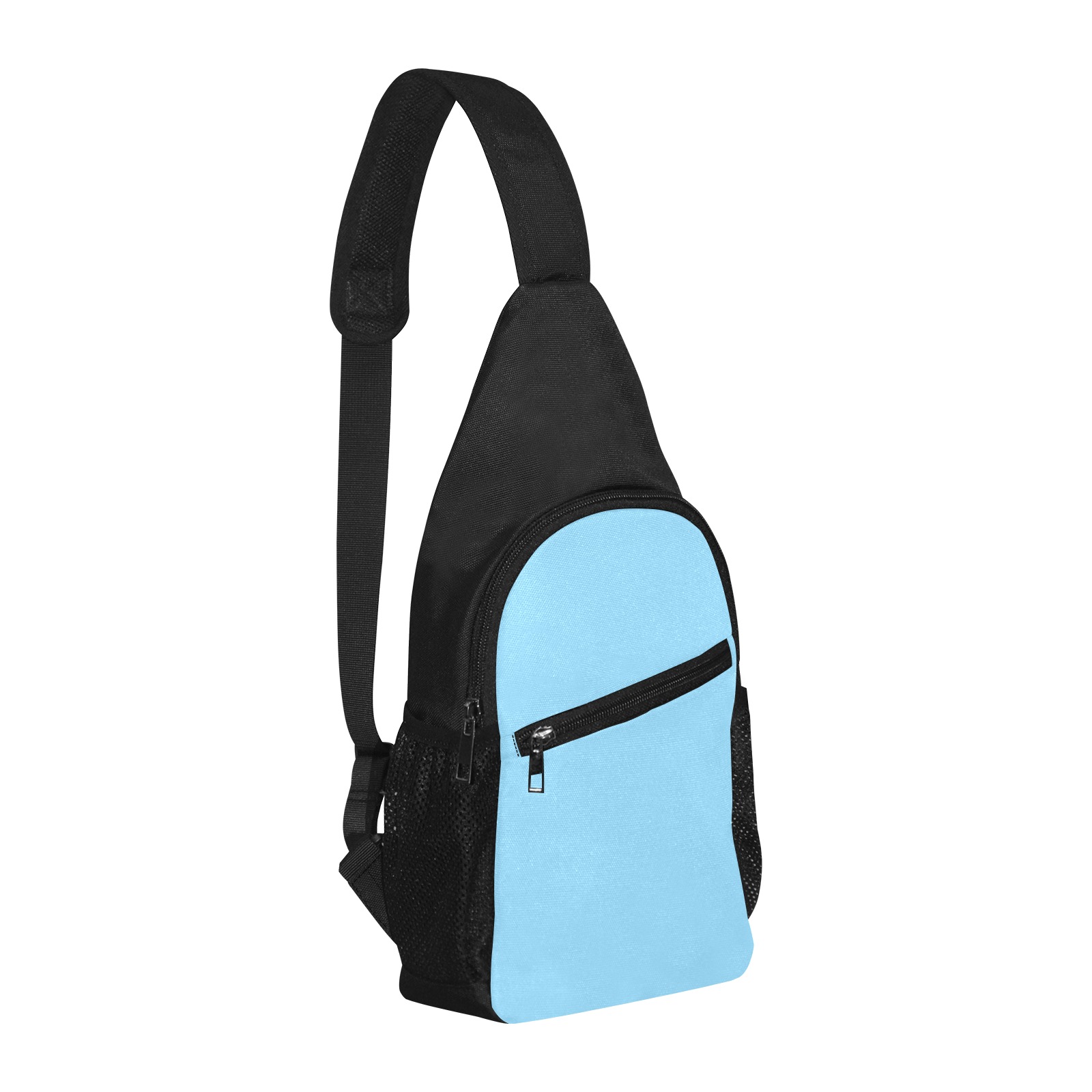 color baby blue Chest Bag-Front Printing (Model 1719)