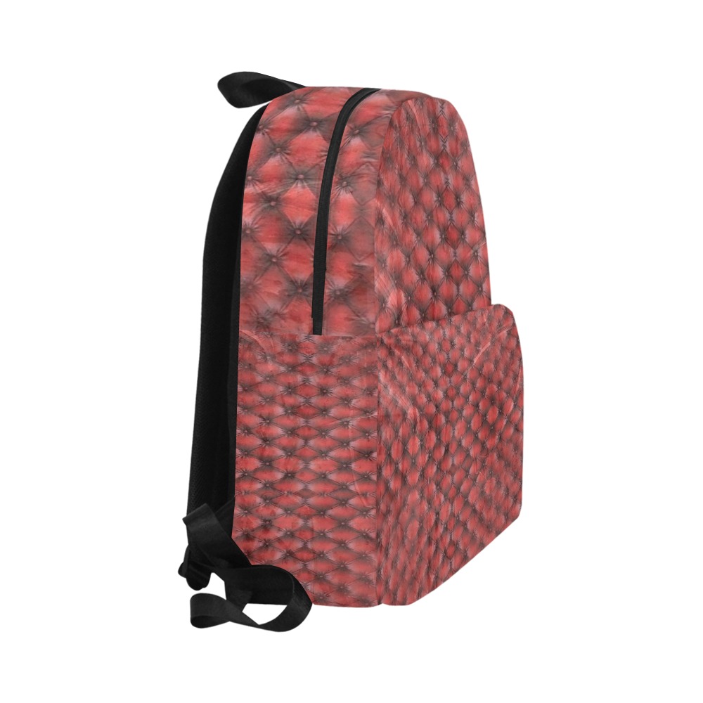 Leather Red Step by Artdream Unisex Classic Backpack (Model 1673)