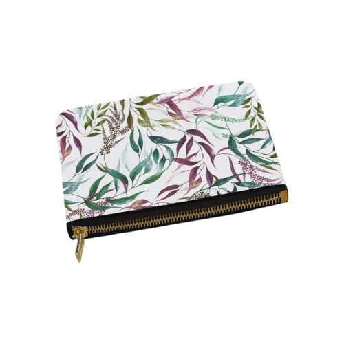 Dramatic leaves watercolor GR Carry-All Pouch 9.5''x6''