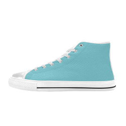 color shoes High Top Canvas Shoes for Kid (Model 017)