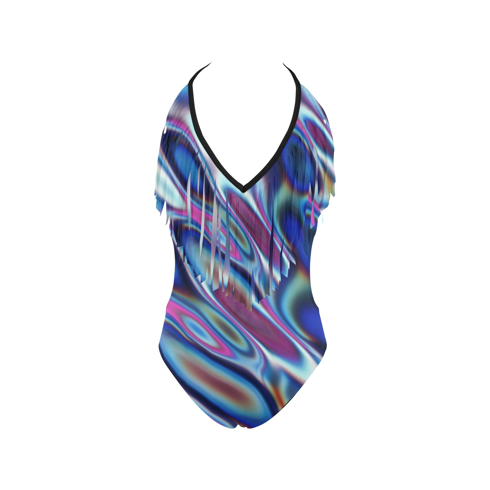 Ripples Women's Fringe Swimsuit (Model S32)