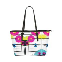 art (1) (1) Leather Tote Bag/Large (Model 1651)