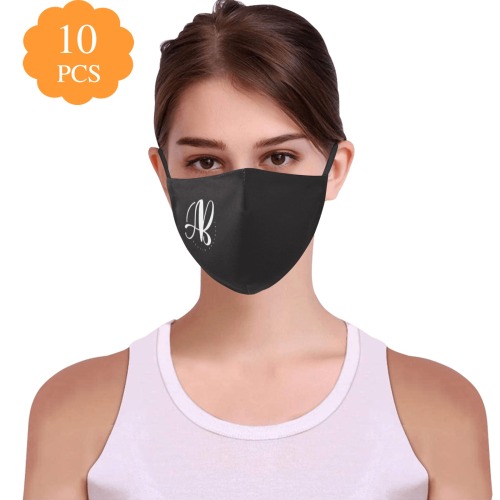 Austin Brothers Collection 3D Mouth Mask with Drawstring (Pack of 10 & 20 Filters Included) (Model M04)