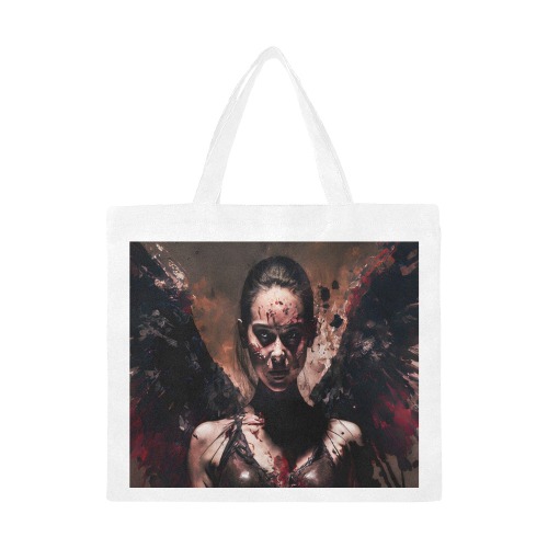 Angel of death Canvas Tote Bag/Large (Model 1702)