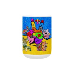 Freedom Mug by Nico Bielow Custom Ceramic Mug (15OZ)