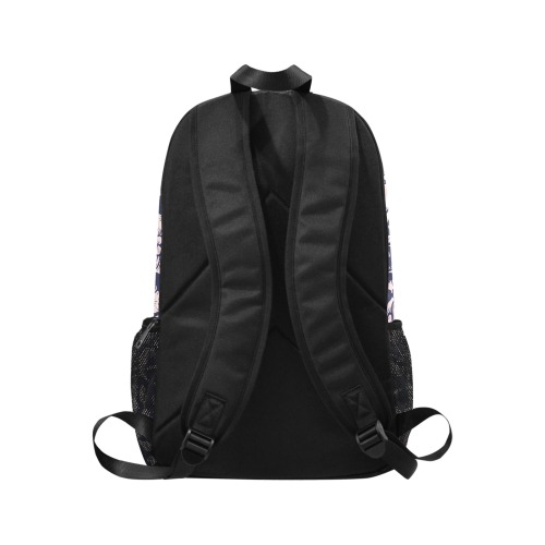 Backpack Fabric Backpack with Side Mesh Pockets (Model 1659)