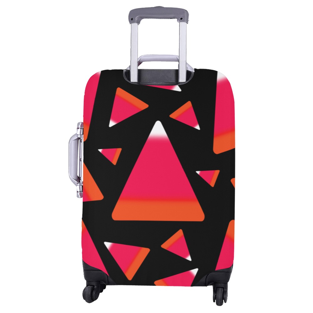 Candy Corn in Reds Luggage Cover/Large 26"-28"