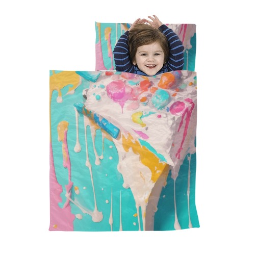 Sweet icecream. Pastel colors. Cool abstract art. Kids' Sleeping Bag