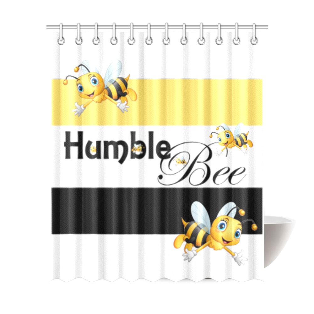 Bee Shower Curtain 72"x84"
