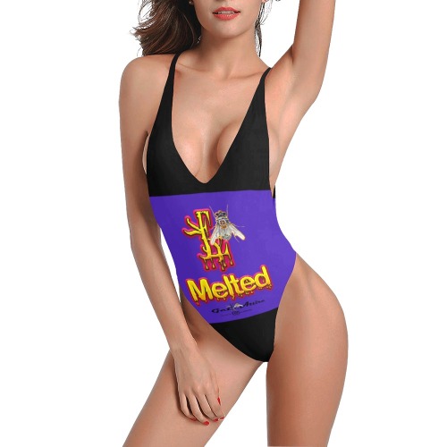 Melted Collectable Fly Swimwear Sexy Low Back One-Piece Swimsuit (Model S09)