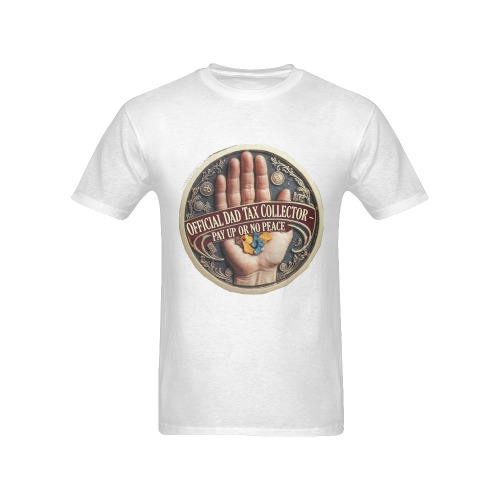 Dad Tax Collector Medallion T Shirt, Sarcastic Dad Gift