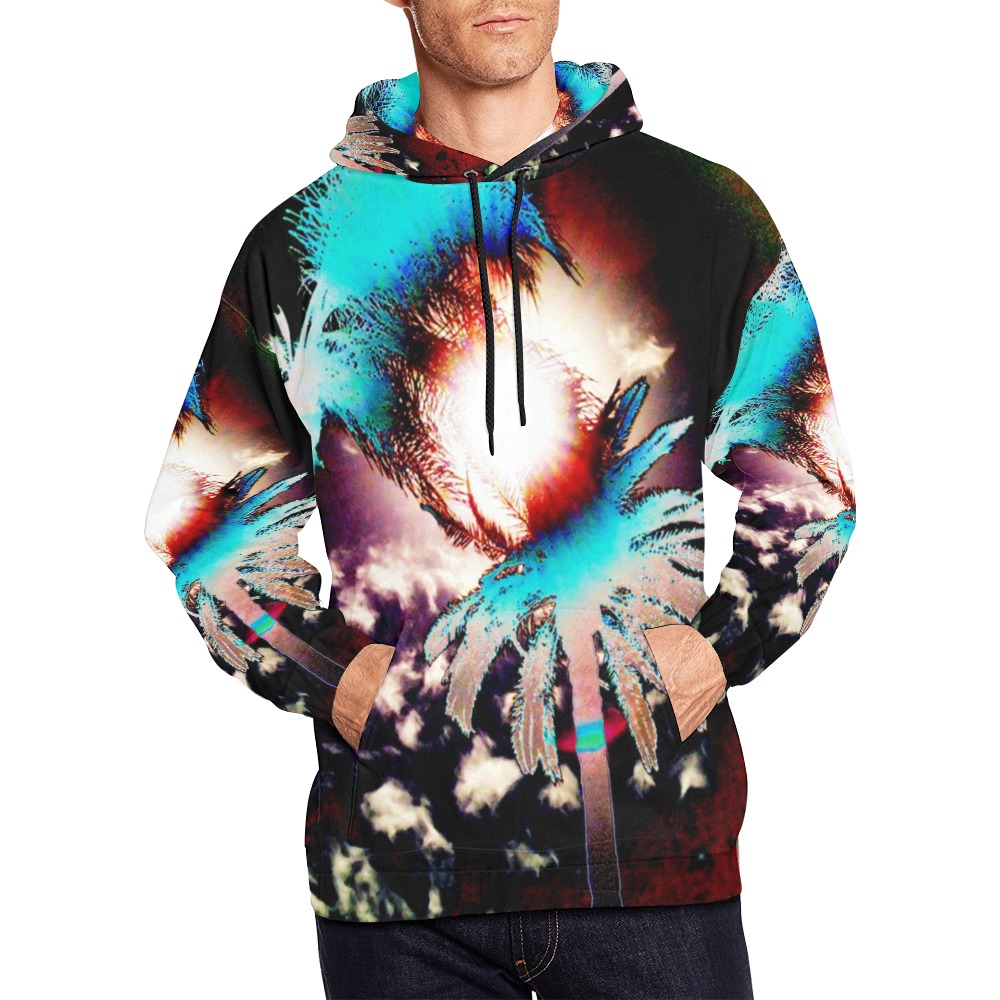 Sunset In Your Palms All Over Print Hoodie for Men (USA Size) (Model H13)