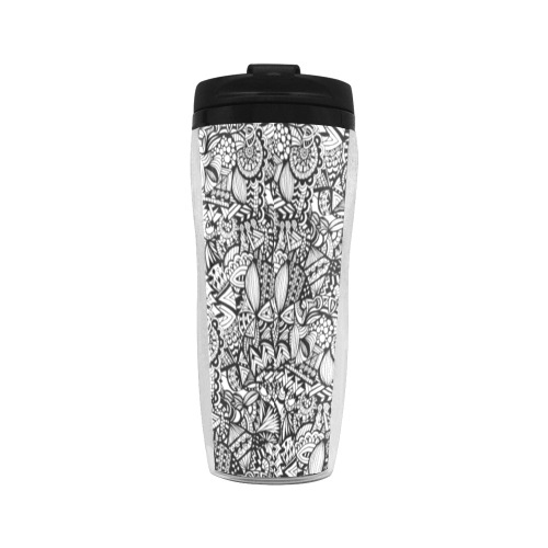 Mind Meld - Black & White Reusable Coffee Cup (11.8oz)