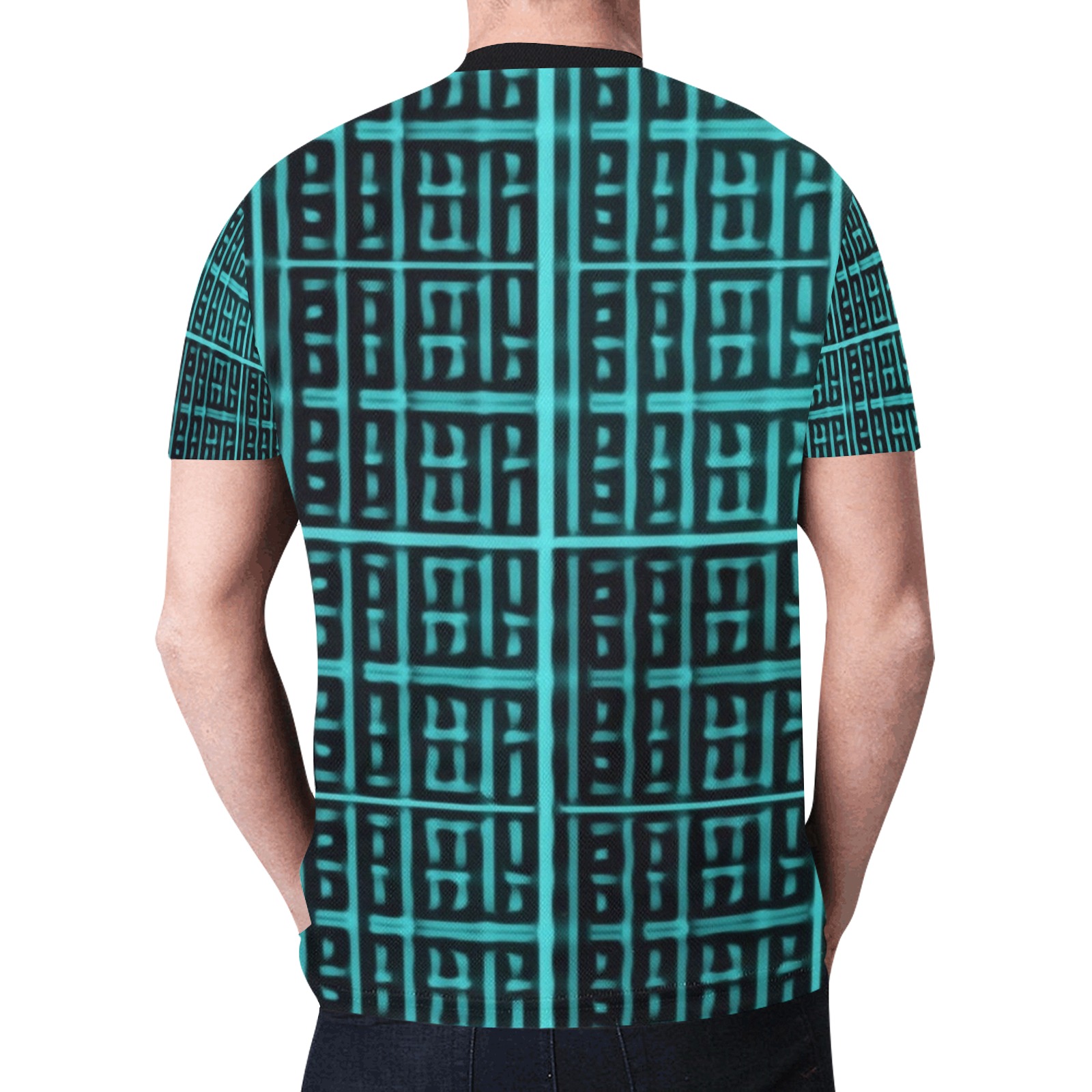 Clock Maze New All Over Print T-shirt for Men (Model T45)