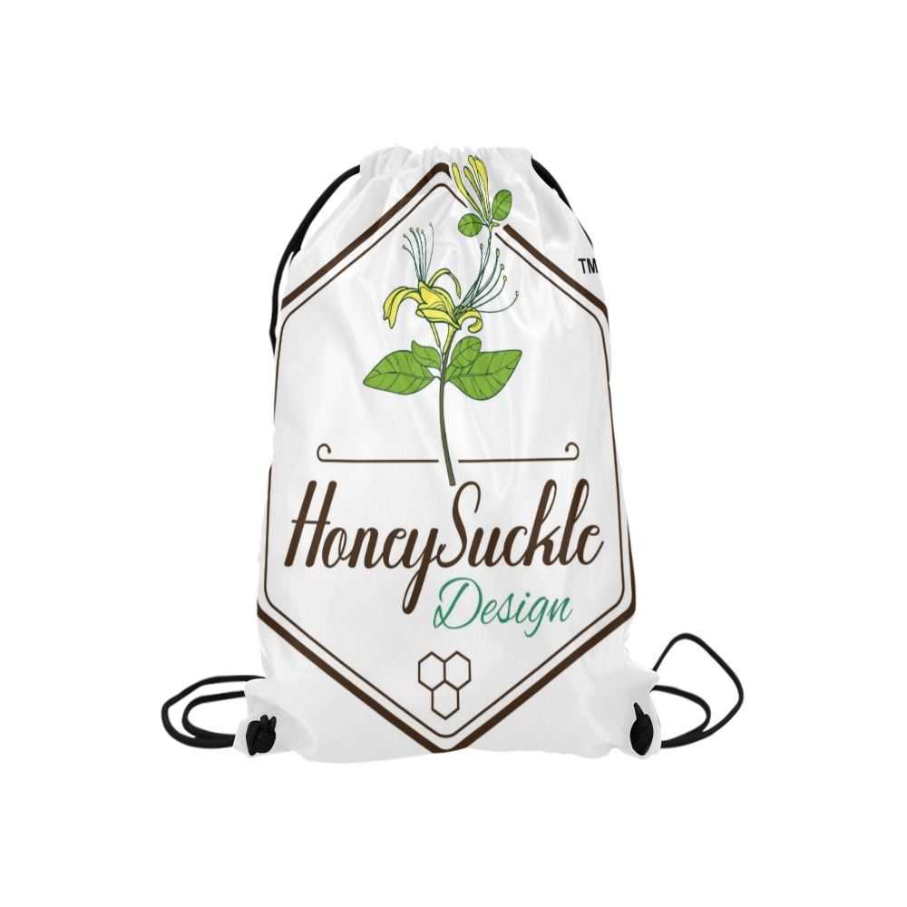 Honey Suckle Small Drawstring Bag Model 1604 (Twin Sides) 11"(W) * 17.7"(H)