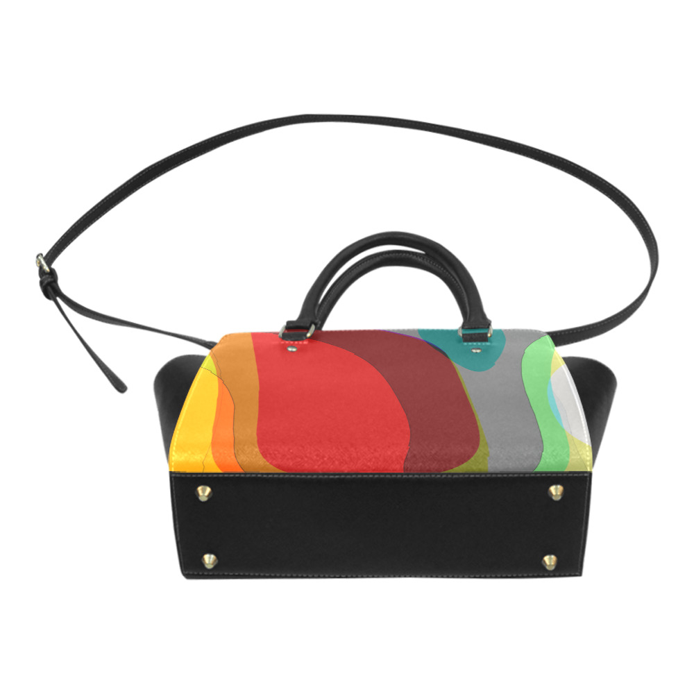 Colorful Abstract 118 Classic Shoulder Handbag (Model 1653)