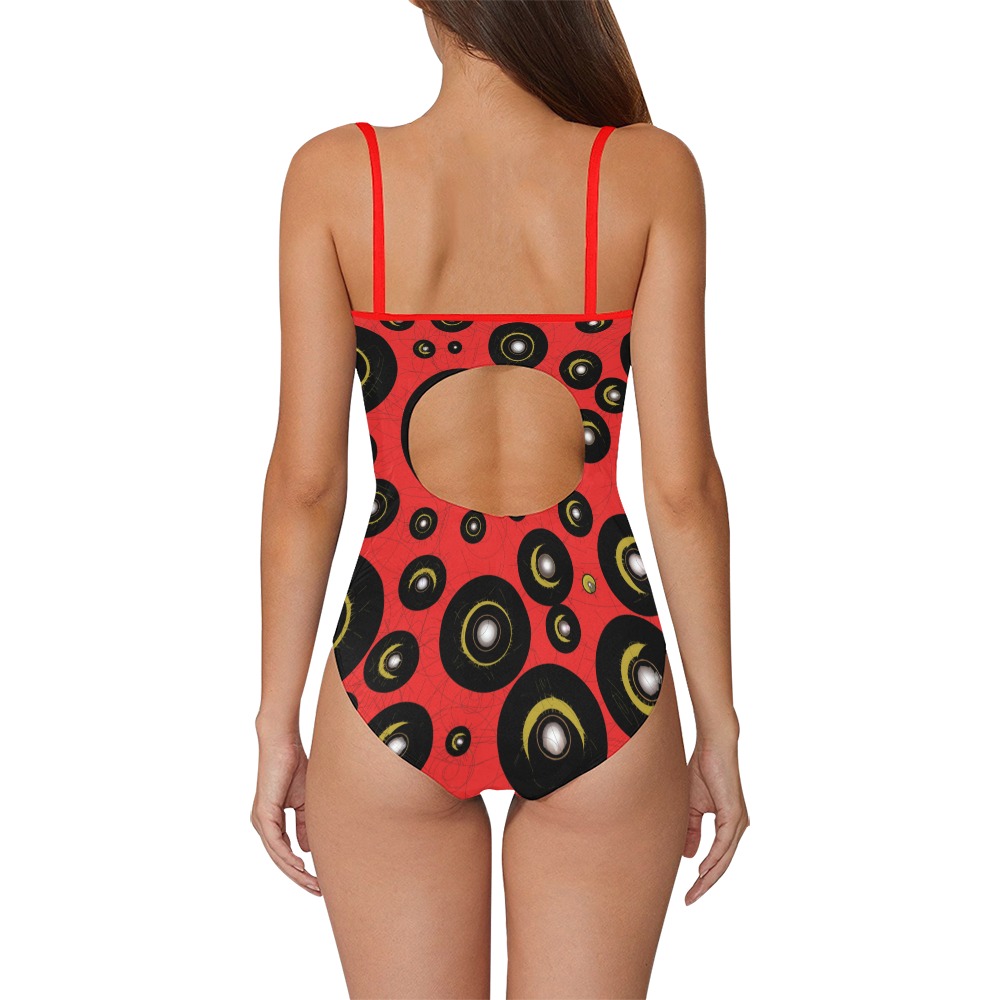 CogIIred2 Strap Swimsuit ( Model S05)