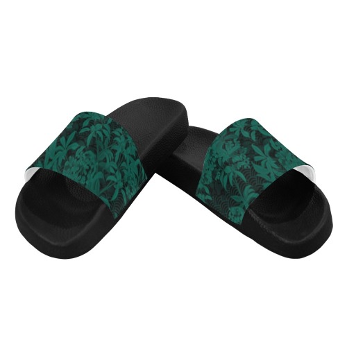 Kinmo Teal Women's Slide Sandals (Model 057)