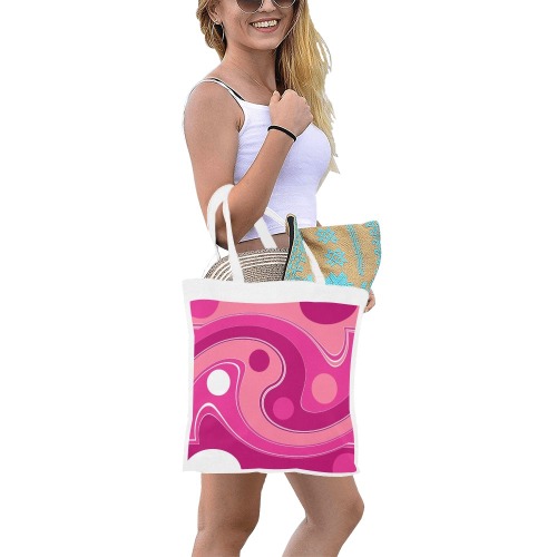 IN THE PINK-122 ALT Canvas Tote Bag/Small (Model 1700)