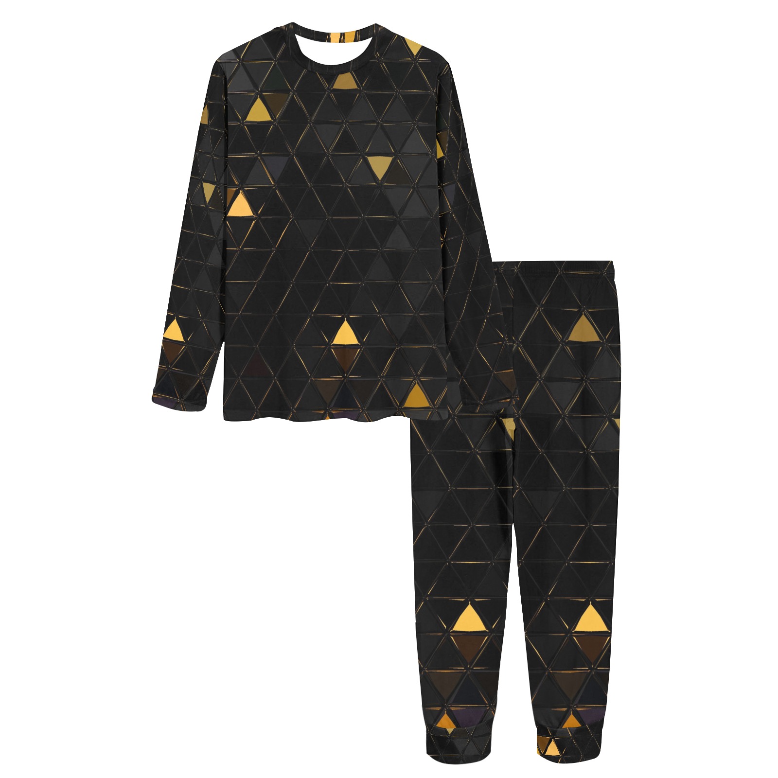 mosaic triangle 7 Women's All Over Print Pajama Set