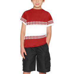 Boy's Classic Canada T-shirts Big Boys' All Over Print Crew Neck T-Shirt (Model T40-2)