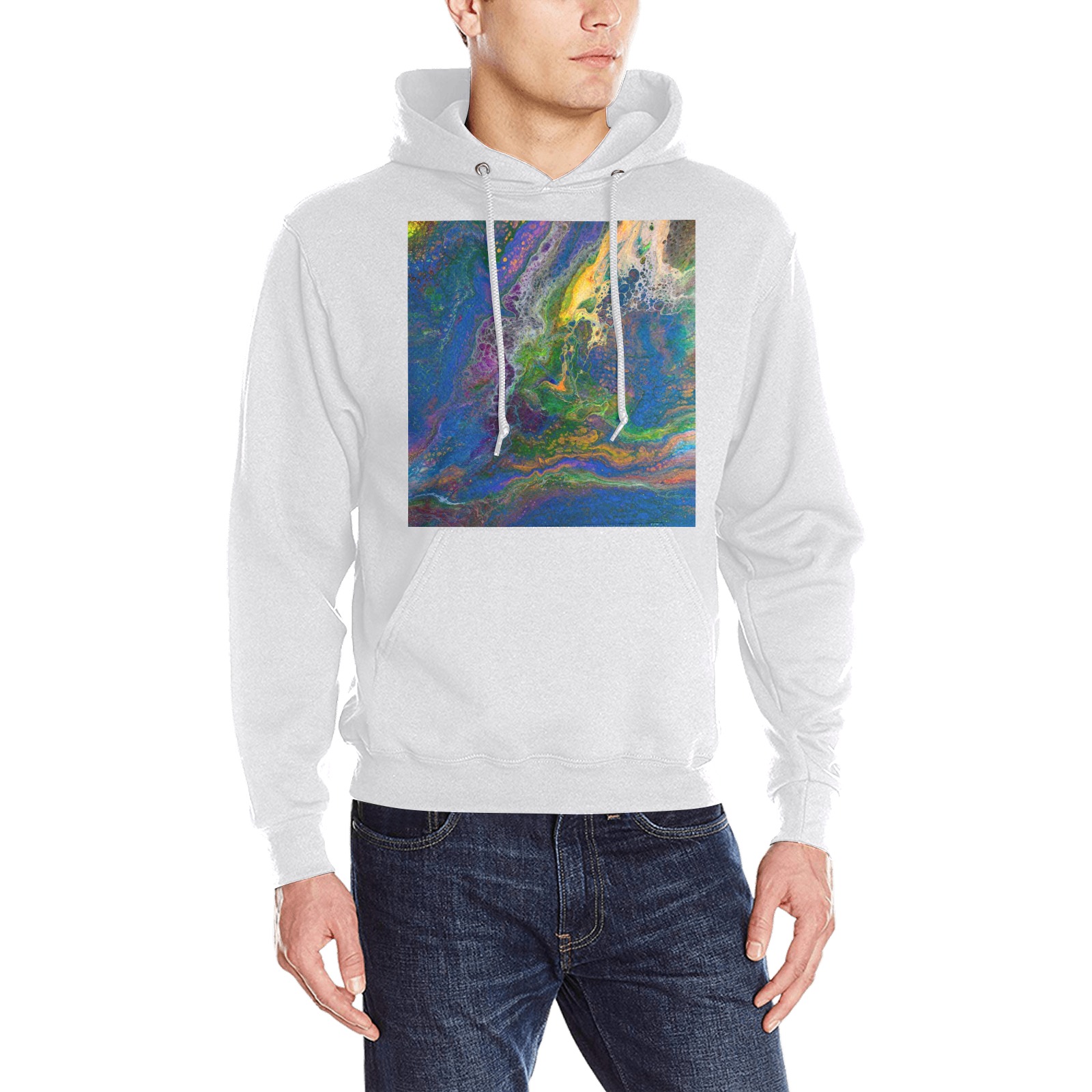 Sunlight Lake Bellevue Oceanus Hoodie Sweatshirt (Model H03)