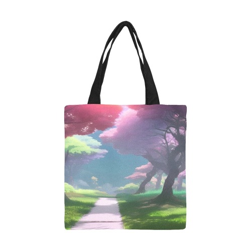 Beautiful Trees All Over Print Canvas Tote Bag/Small (Model 1697)