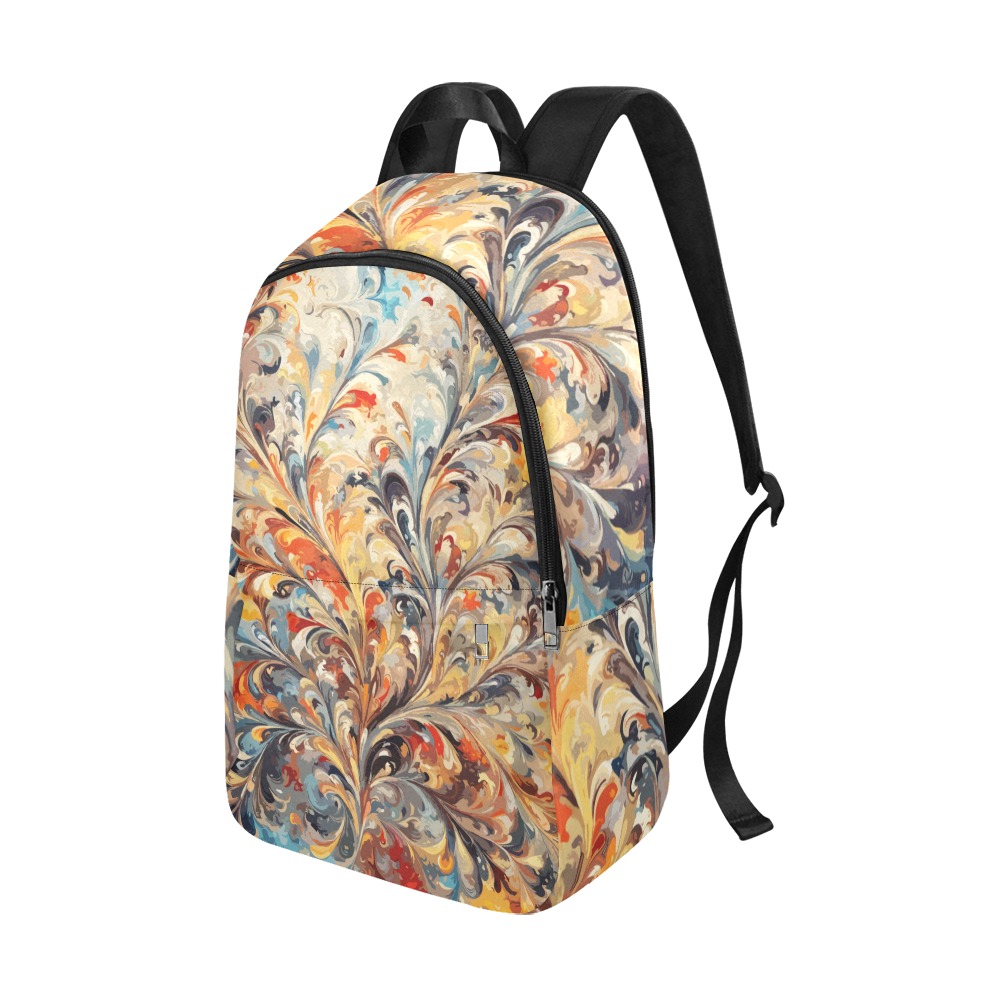 Glamour decorative floral ornament. Amazing art Fabric Backpack for Adult (Model 1659)